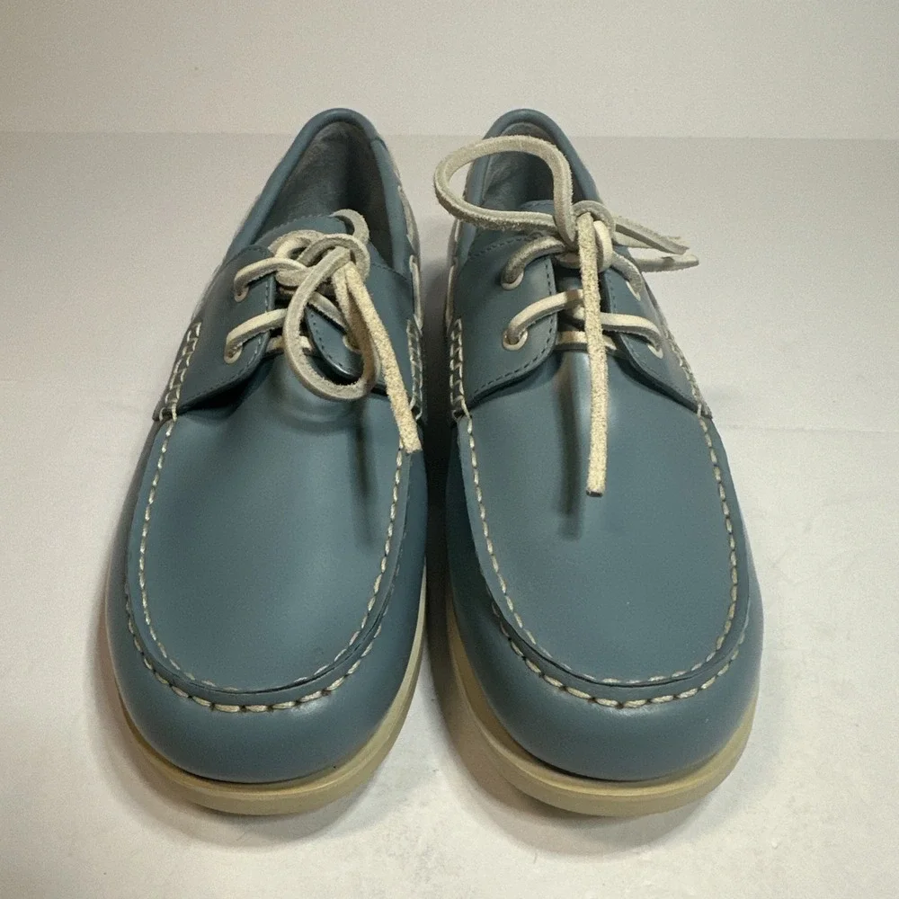 Cole Hahn Resort Yacht Club Blue Boating Shoes Leather Sailing 9.5M C00035